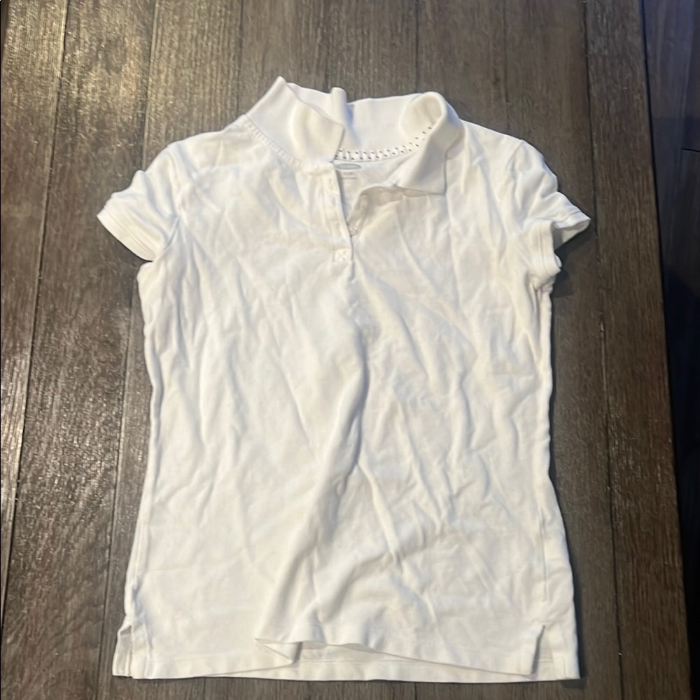 Old Navy Kids White Polo Shirt